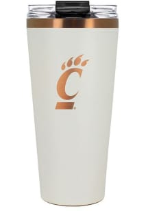 White Cincinnati Bearcats 32oz Cream + Copper Stainless Steel Tumbler