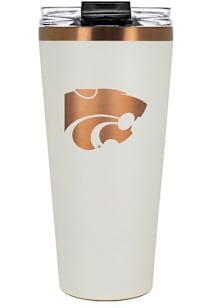 K-State Wildcats 32oz Cream + Copper Stainless Steel Tumbler - White
