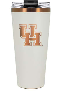 Houston Cougars 32oz Cream + Copper Stainless Steel Tumbler - White