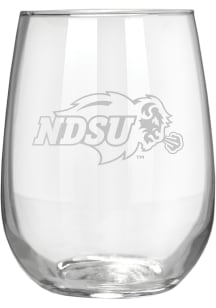 North Dakota State Bison 15oz Stemless Wine Glass