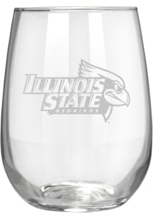 Illinois State Redbirds 15oz Stemless Wine Glass