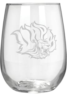 Arkansas Pine Bluff Golden Lions 15oz Stemless Wine Glass
