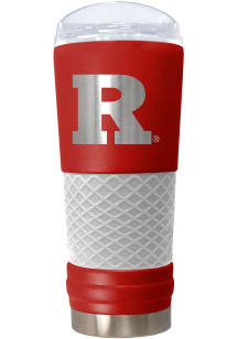 Red Rutgers Scarlet Knights 24oz Draft Stainless Steel Tumbler