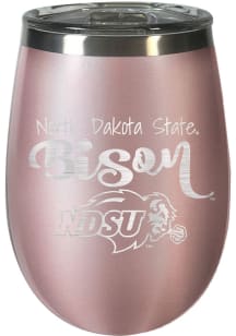 North Dakota State Bison 10oz Rose Gold Stainless Steel Stemless