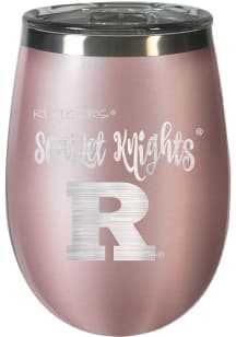 Rutgers Scarlet Knights 10oz Rose Gold Stainless Steel Stemless