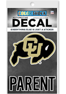 Colorado Buffaloes Parent Auto Decal - Black