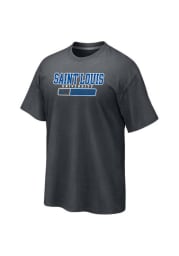 Nike Saint Louis Billikens Grey Anthracite Short Sleeve T Shirt