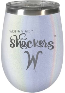 Wichita State Shockers 10oz Opal Stemless Wine Stainless Steel Stemless