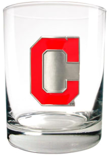 Cleveland Guardians 14oz Emblem Rock Glass