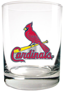 St Louis Cardinals 14oz Emblem Rock Glass