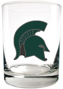 Michigan State Spartans 14oz Emblem Rock Glass