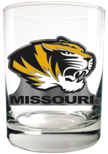 Missouri Tigers 14oz Emblem Rock Glass