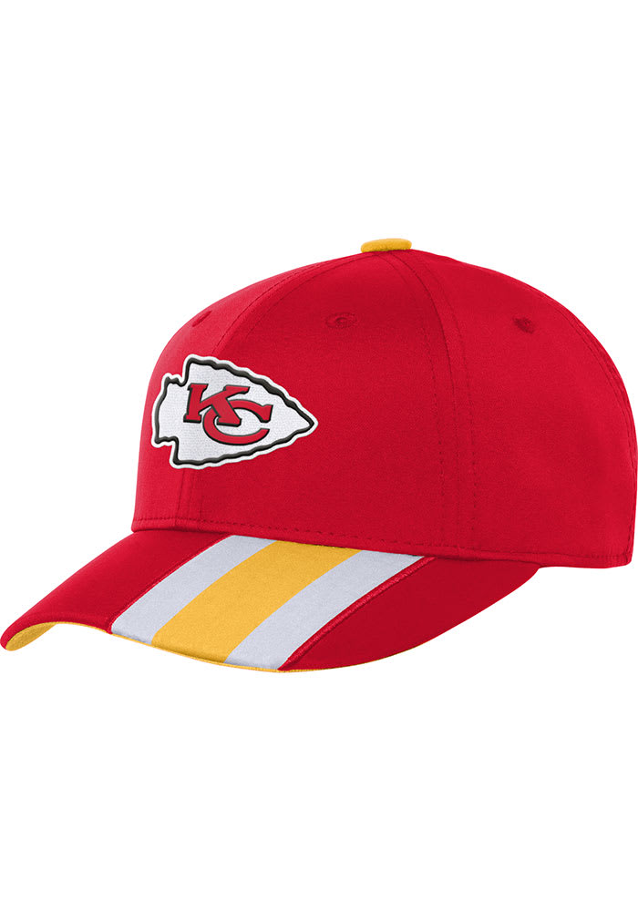 Kansas City Chiefs Red Sport Tech Structured Youth Adjustable Hat