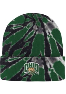 Ohio Bobcats Green Tie Dye Cuff Youth Knit Hat