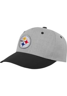 Pittsburgh Steelers Grey 2T Precurved Snap Youth Adjustable Hat