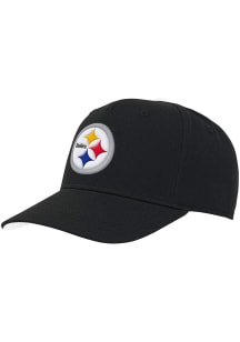 Pittsburgh Steelers Black Precurved Snap Youth Adjustable Hat