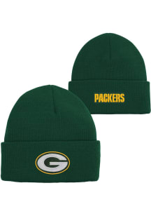 Green Bay Packers Green Basic Cuff Youth Knit Hat