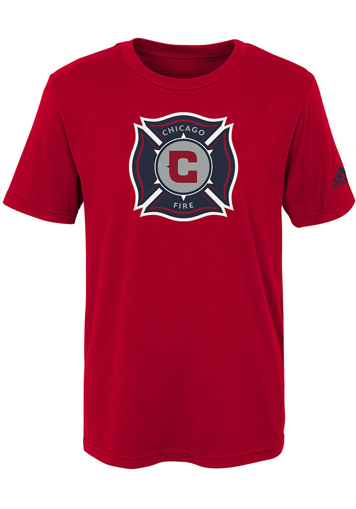 Chicago Fire Boys Red Squad Primary Short Sleeve T-Shirt