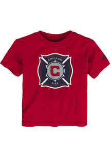 Chicago Fire Toddler Red Squad Primary Short Sleeve T-Shirt
