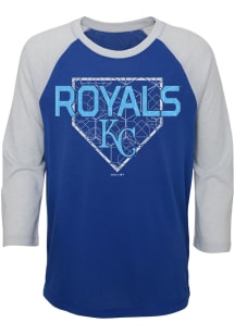 Kansas City Royals Youth Blue Score Long Sleeve T-Shirt