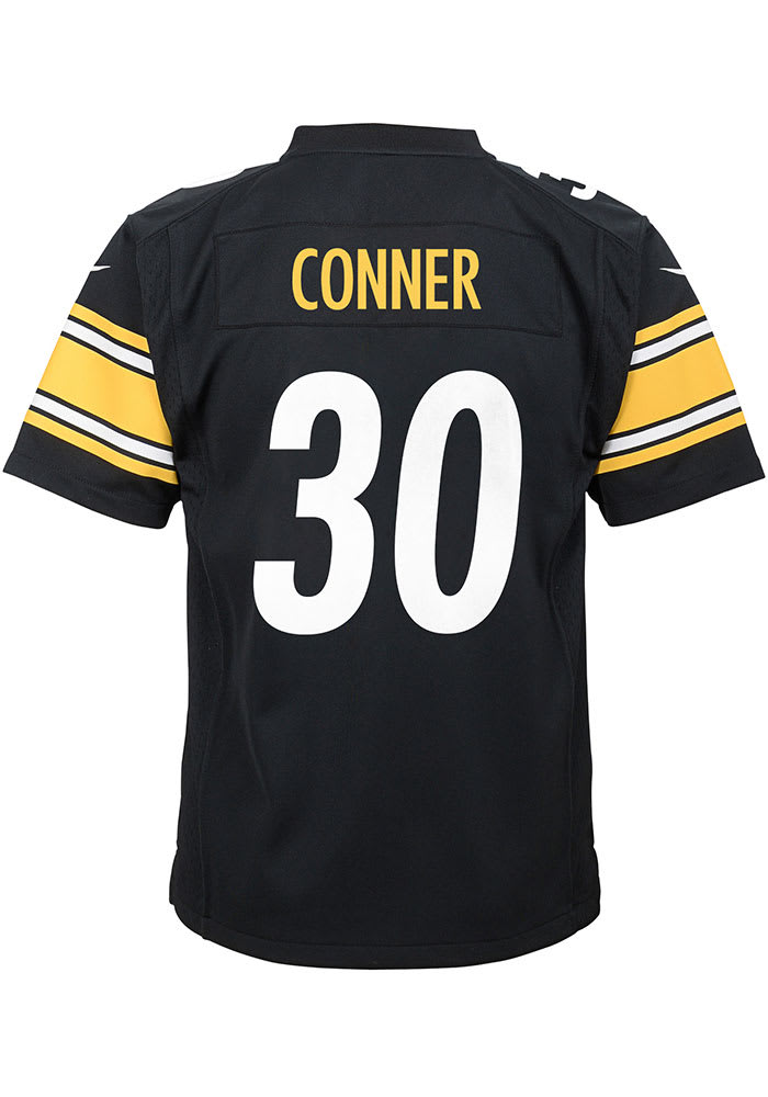 James Conner Pittsburgh Steelers Youth Black Nike Home Football Jersey