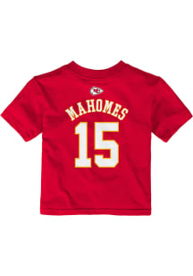 Patrick Mahomes Kansas City Chiefs Infant Mainliner SS Short Sleeve T-Shirt Red