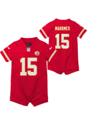 Patrick Mahomes Kansas City Chiefs Baby Red Nike Romper Football Jersey