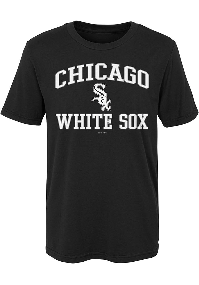 Chicago White Sox Boys Black Heart Soul Short Sleeve T-Shirt