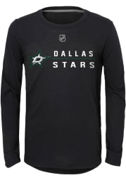 Dallas Stars Youth Black Deliver a Hit Long Sleeve T-Shirt