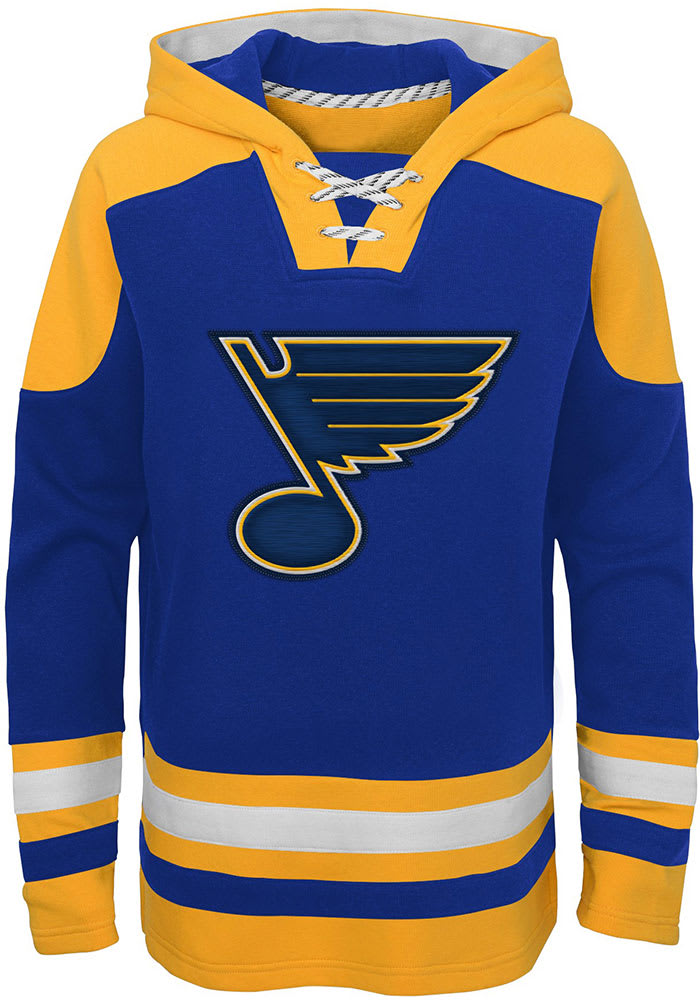 St Louis Blues Youth Blue Ageless Must have Long Sleeve Hoodie