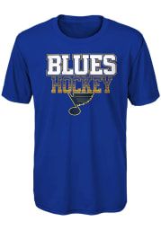 St Louis Blues Youth Blue Elite Short Sleeve T-Shirt
