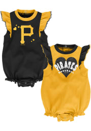 Pittsburgh Pirates Baby Black Double Trouble Set One Piece