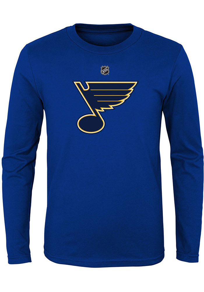 Outerstuff Youth Gold/Blue St. Louis Blues Pro Assist Long Sleeve T-Shirt