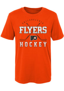 Philadelphia Flyers Boys Orange Digital Short Sleeve T-Shirt