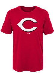 Cincinnati Reds Boys Red Primary C Short Sleeve T-Shirt