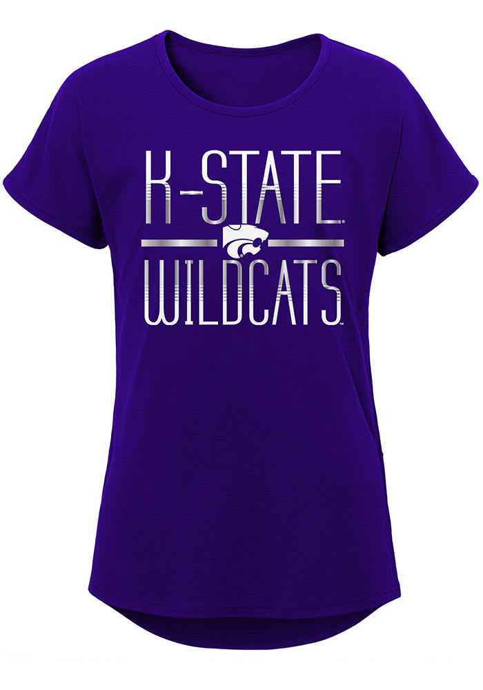 K-State Wildcats Girls Glory Short Sleeve Tee