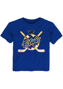 St Louis Blues Toddler Blue Playtime Short Sleeve T-Shirt