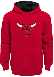 Chicago Bulls Youth Red Prime Long Sleeve Hoodie