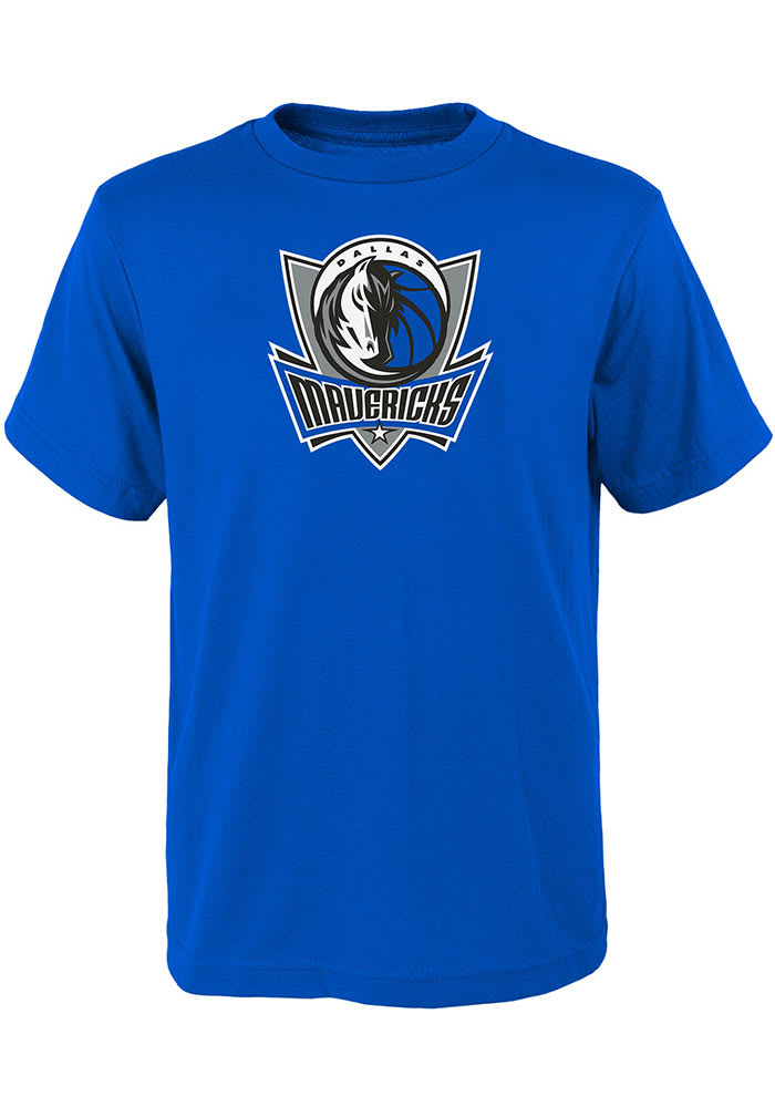 Dallas Mavericks Youth Blue Primary Short Sleeve T-Shirt
