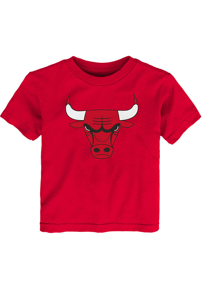 Chicago Bulls Infant Primary Logo Short Sleeve T-Shirt Red
