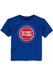 Detroit Pistons Toddler Blue Primary Logo Short Sleeve T-Shirt