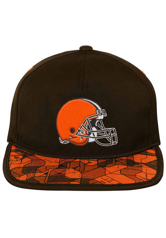 Cleveland Browns Brown Magna Sideline Youth Snapback Hat