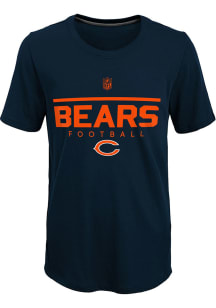 Chicago Bears Youth Navy Blue Certified Short Sleeve T-Shirt
