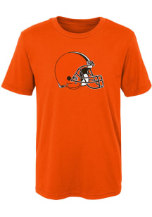 Cleveland Browns Boys Orange Primary Short Sleeve T-Shirt