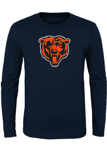 Chicago Bears Toddler Navy Blue Primary Logo Long Sleeve T-Shirt