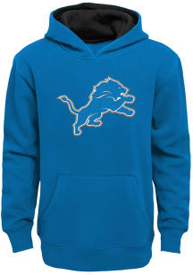 Detroit Lions Youth Blue Prime Long Sleeve Hoodie