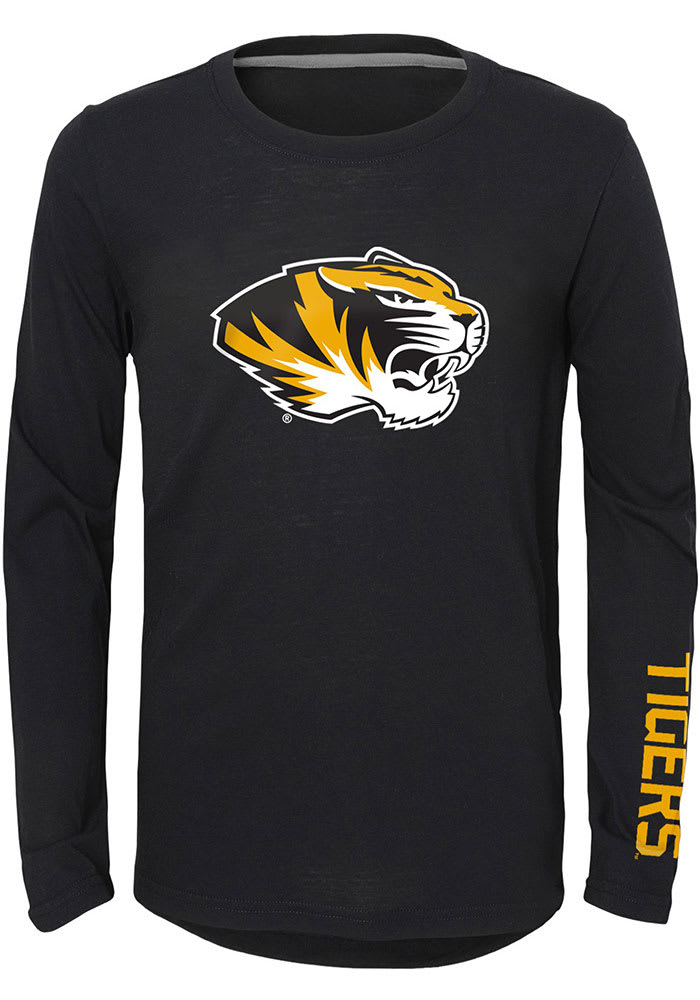 Missouri Tigers Youth Black Trainer Long Sleeve T-Shirt