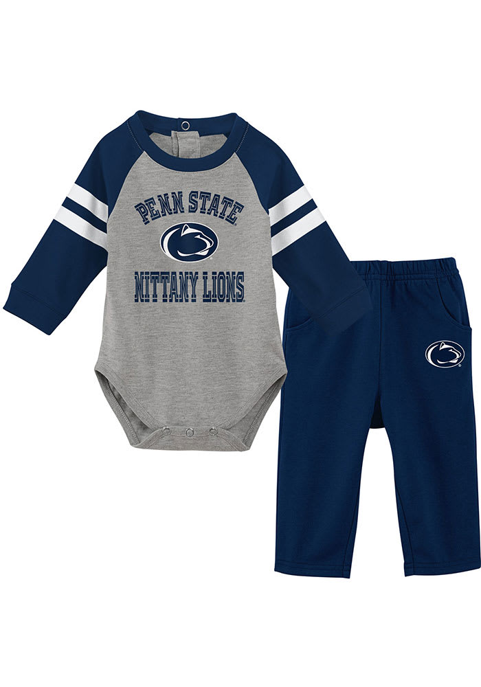 Penn State Nittany Lions Infant Navy Blue Touchdown Set Top and Bottom