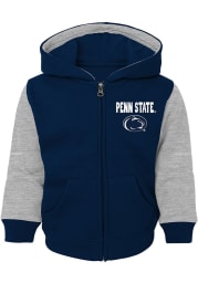 Penn State Nittany Lions Baby Stadium Long Sleeve Full Zip Sweatshirt - Navy Blue