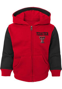 Texas Tech Red Raiders Toddler Stadium Long Sleeve Full Zip Sweatshirt - Red